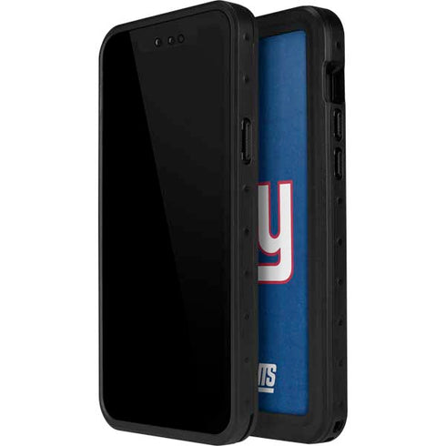 NFL New York Giants Distressed iPhone 15 Plus Waterproof Case